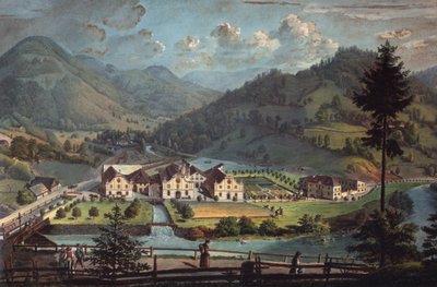 Neubruck near Scheibbs, Pottery Factory around 1827 by Franz Barbarini